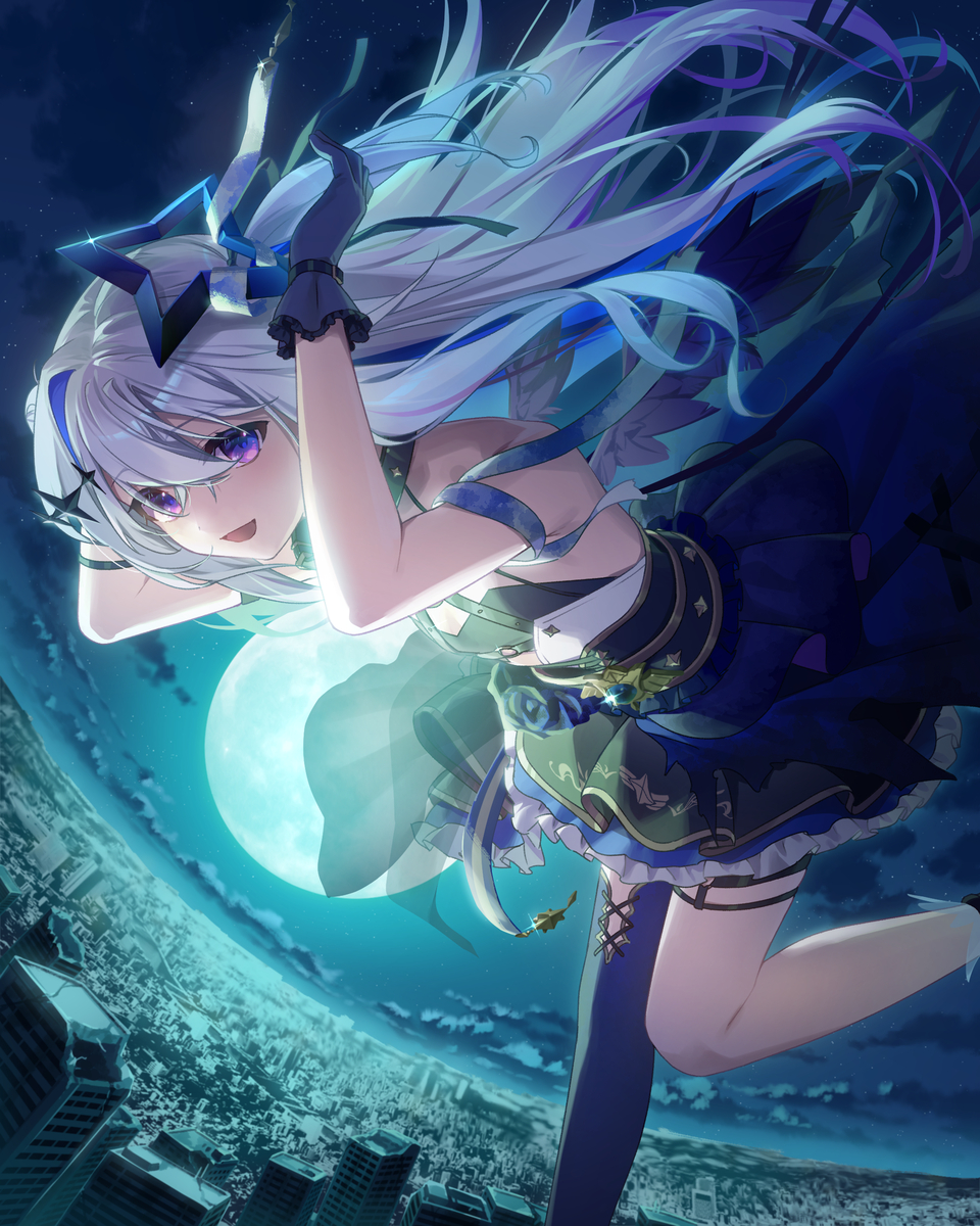 This is a pixiv picture whose title is 祝４周年.