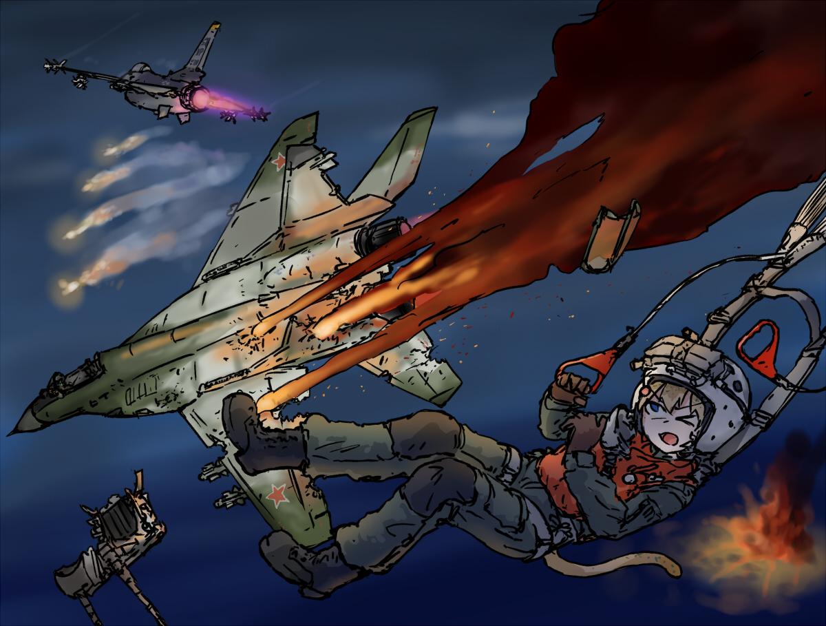 This is a pixiv picture whose title is Mig29 9-13.