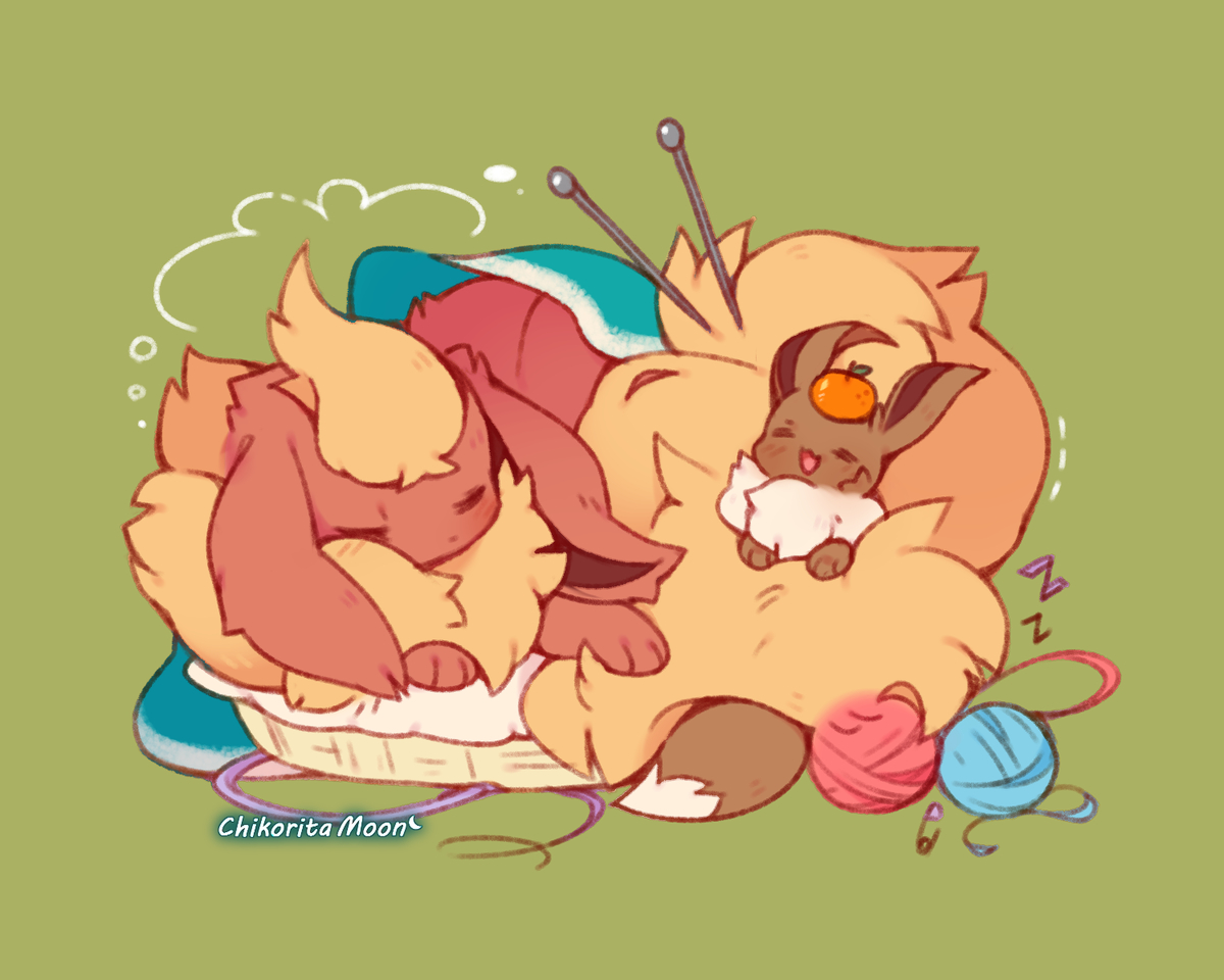 This is a pixiv picture whose title is ブースターの日.
