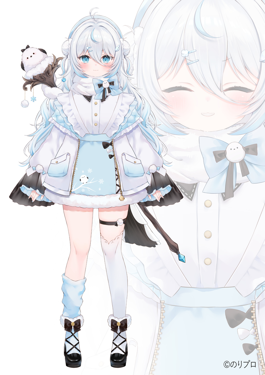 This is a pixiv picture whose title is 雪ノ精くもち.