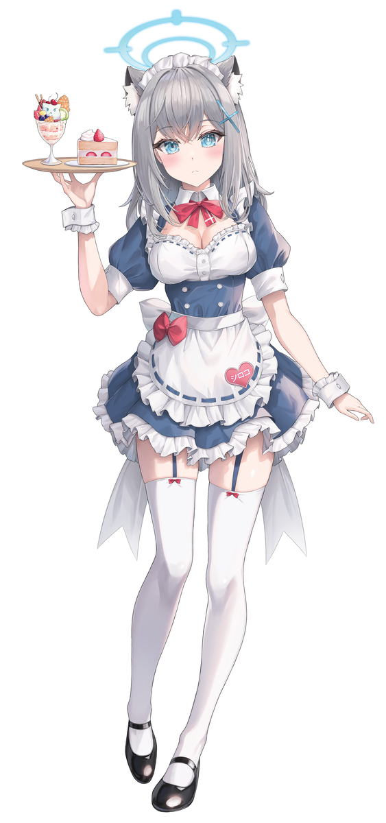 This is a pixiv picture whose title is メードシロコ.