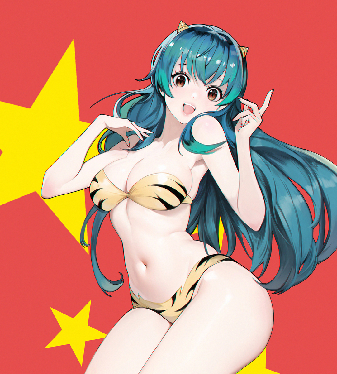This is a pixiv picture whose title is lum invader.