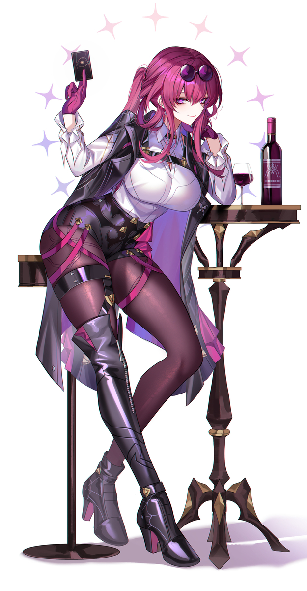 This is a pixiv picture whose title is Kafka.