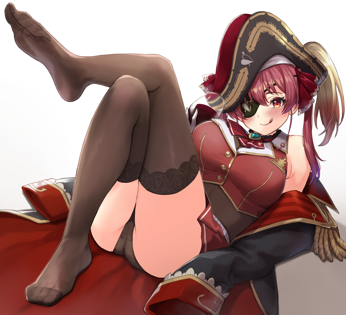 This is a pixiv picture whose title is Vtuber／宝鐘マリン.