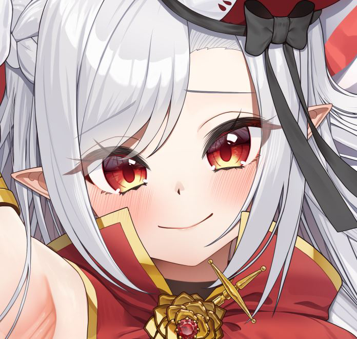 This is a pixiv picture whose title is 【仕事絵】Miya Mewrilee抱き枕カバー.