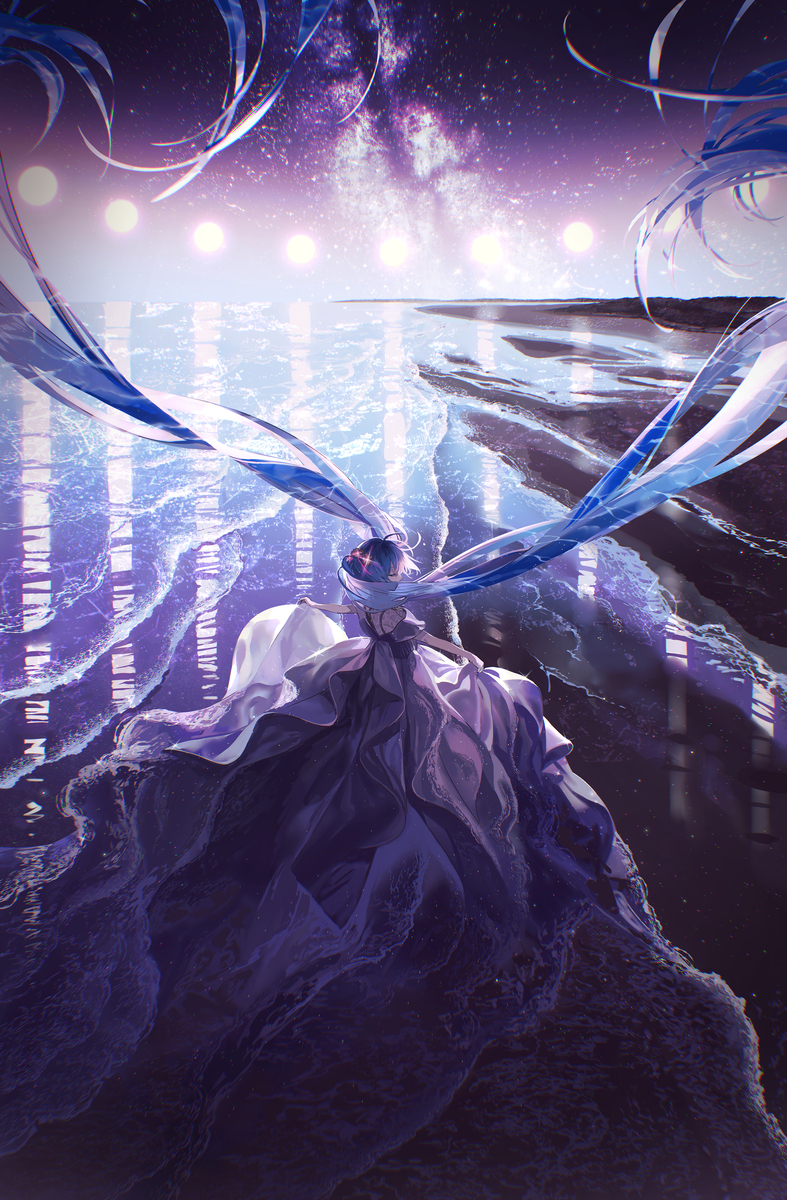 This is a pixiv picture whose title is 沈まない想い.