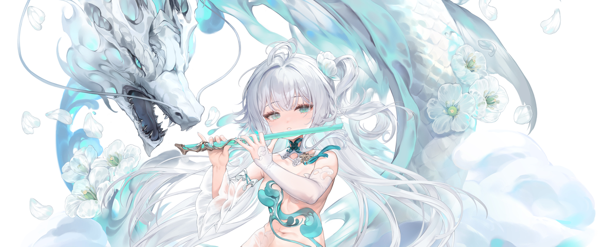 This is a pixiv picture whose title is 2024辰.
