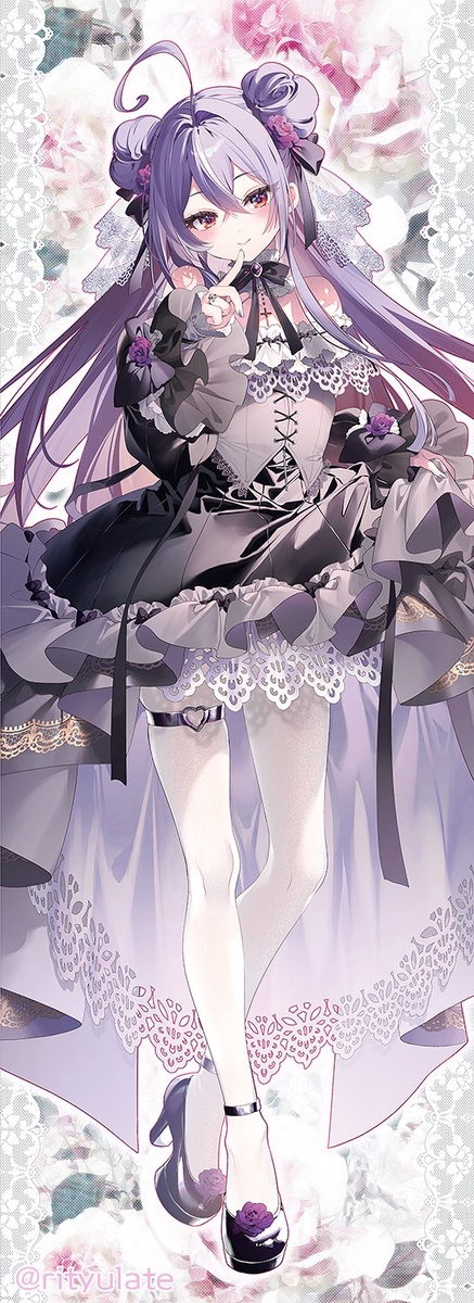 This is a pixiv picture whose title is 紫水キキちゃん.