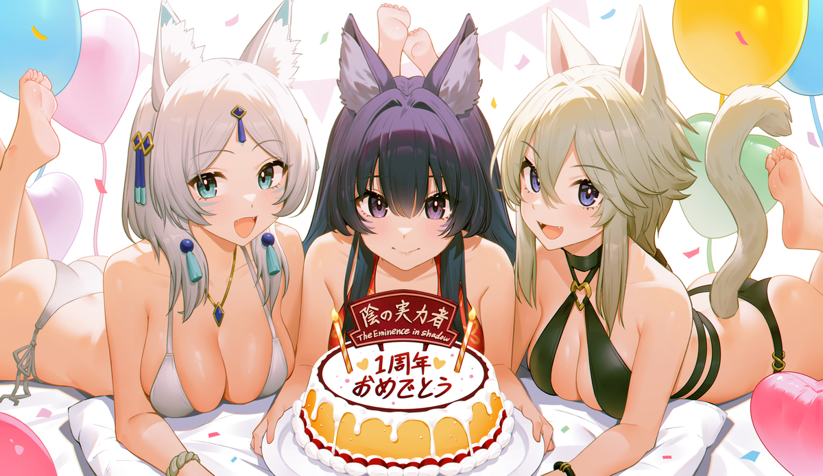 This is a pixiv picture whose title is Happy 1st anniversary !！.