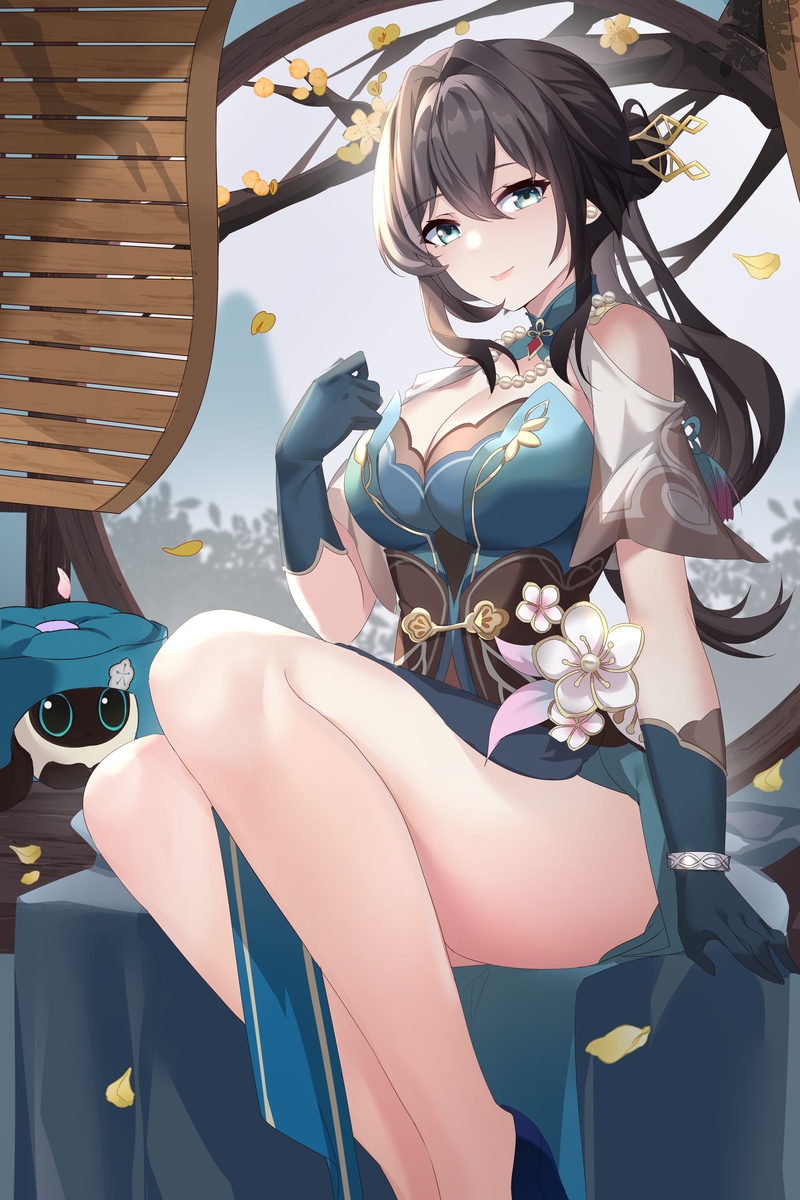 This is a pixiv picture whose title is 阮·梅.