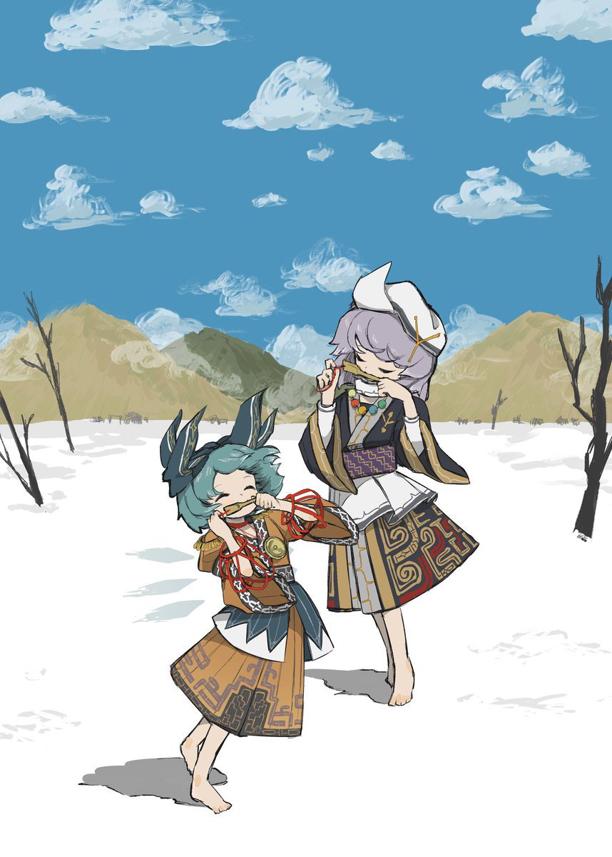 This is a pixiv picture whose title is アットゥシ.