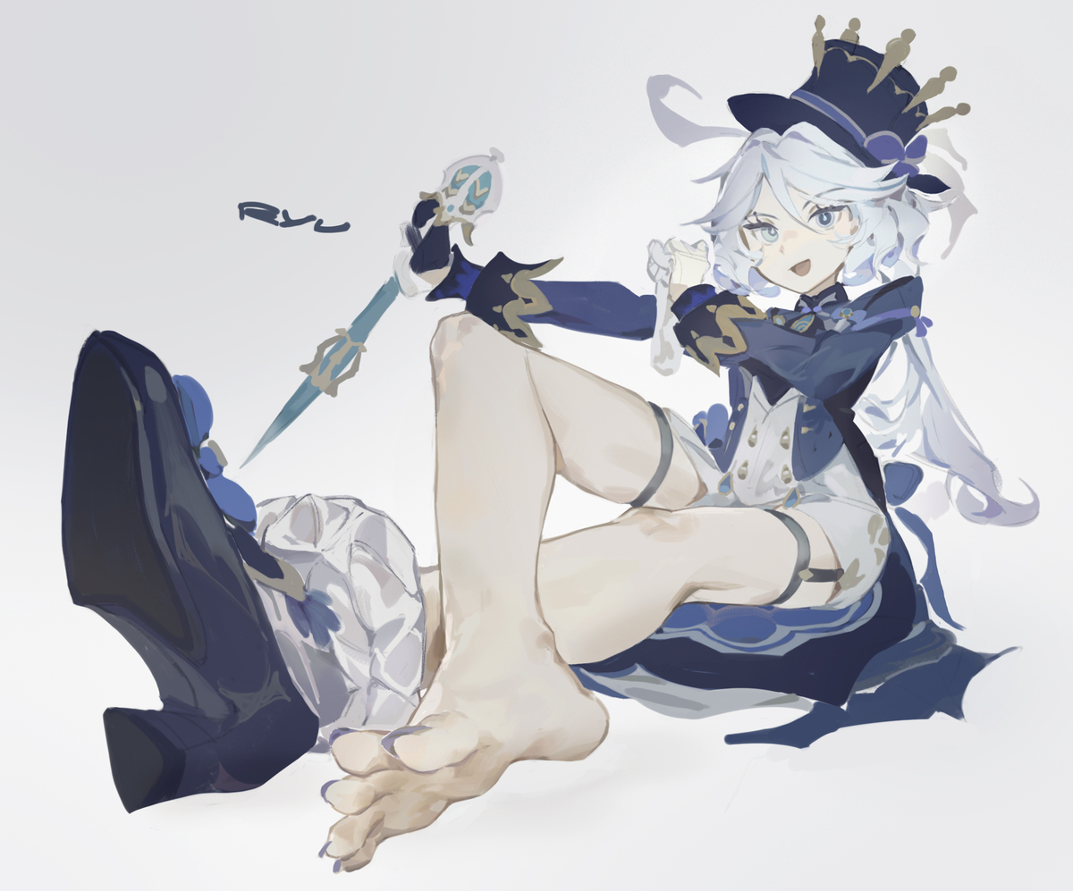 This is a pixiv picture whose title is 芙宁娜.