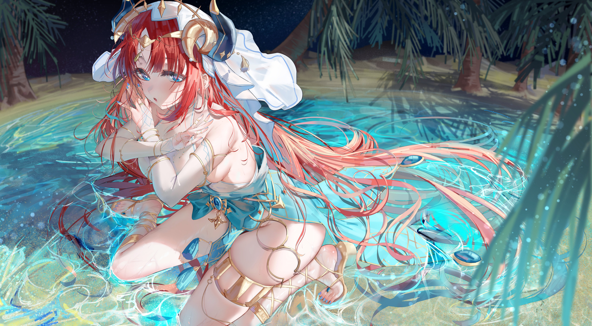This is a pixiv picture whose title is NILOU.