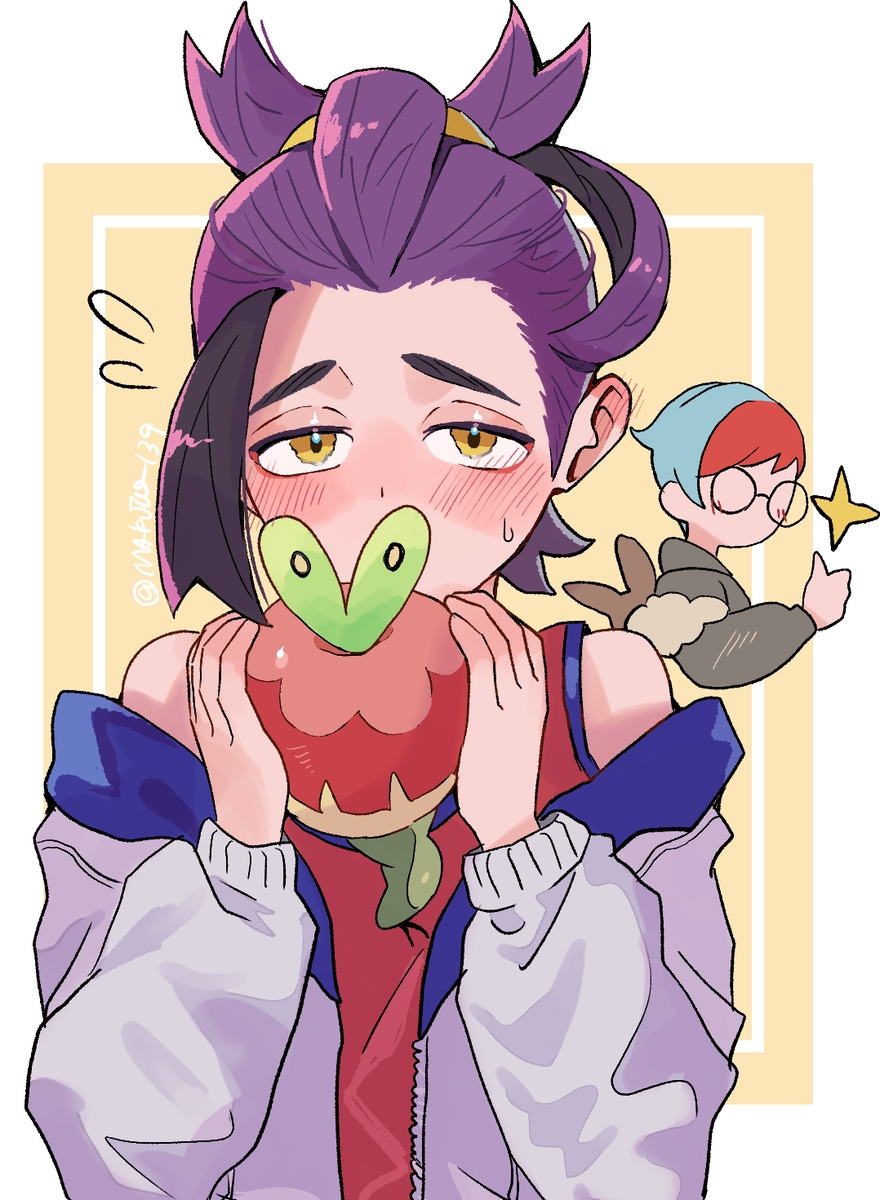 This is a pixiv picture whose title is ポケモン交換.