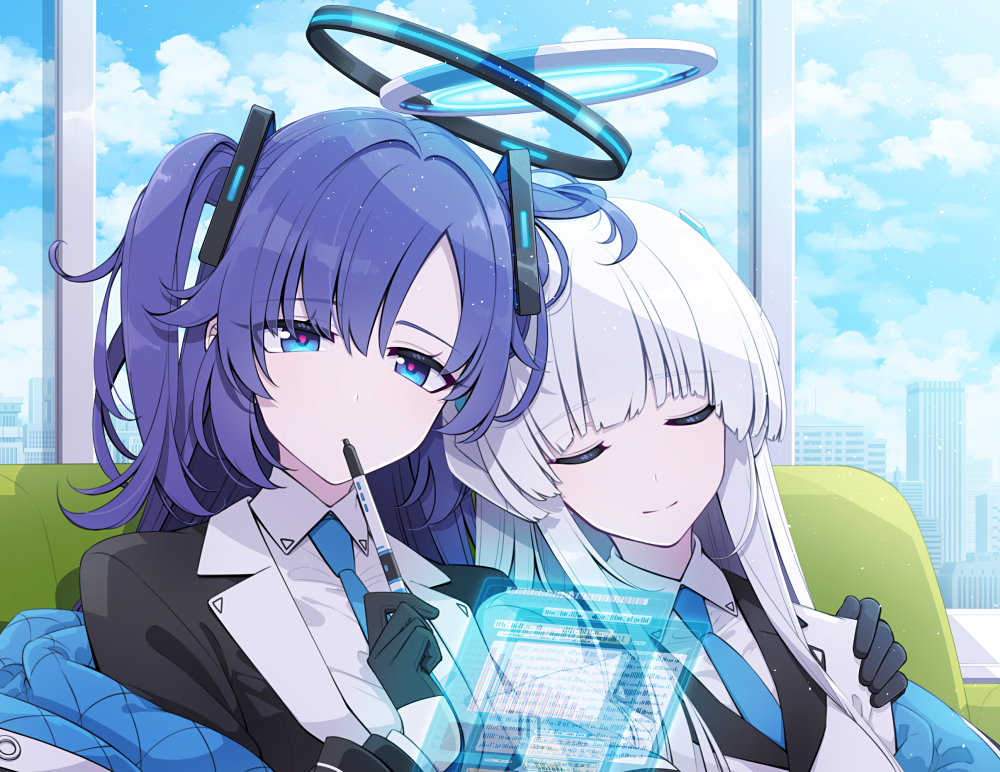 This is a pixiv picture whose title is ユウカとノア.
