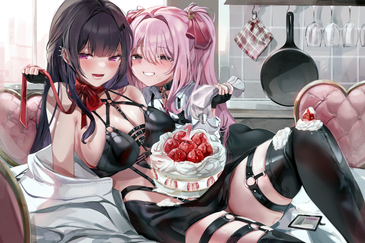 This is a pixiv picture whose title is 💗.