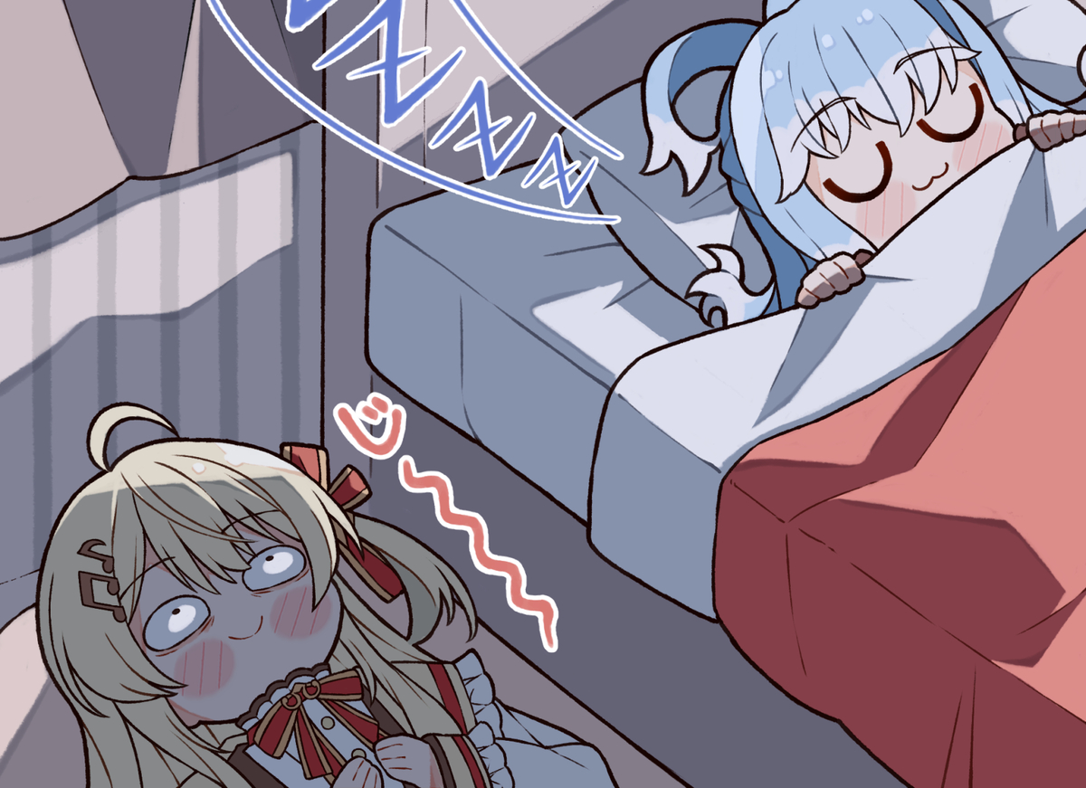 This is a pixiv picture whose title is Zzz.