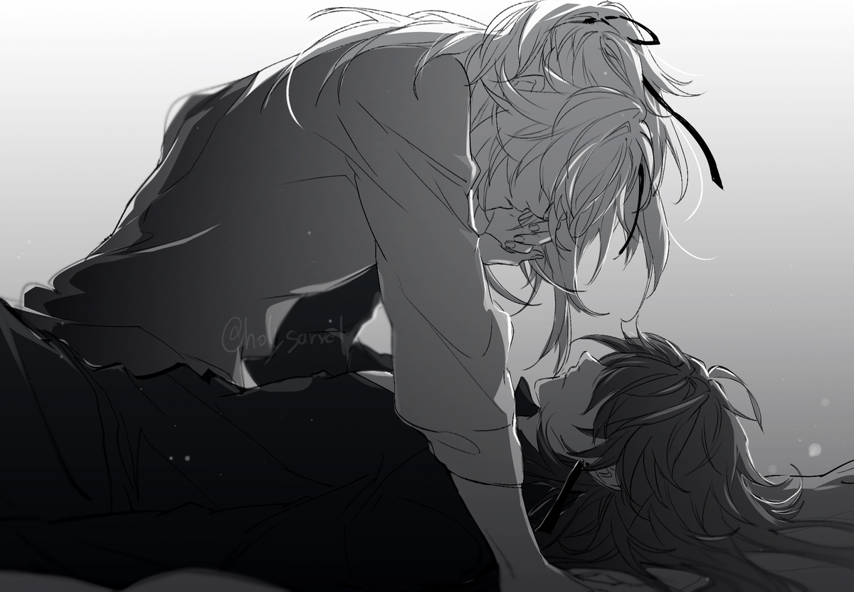 This is a pixiv picture whose title is 景刃.
