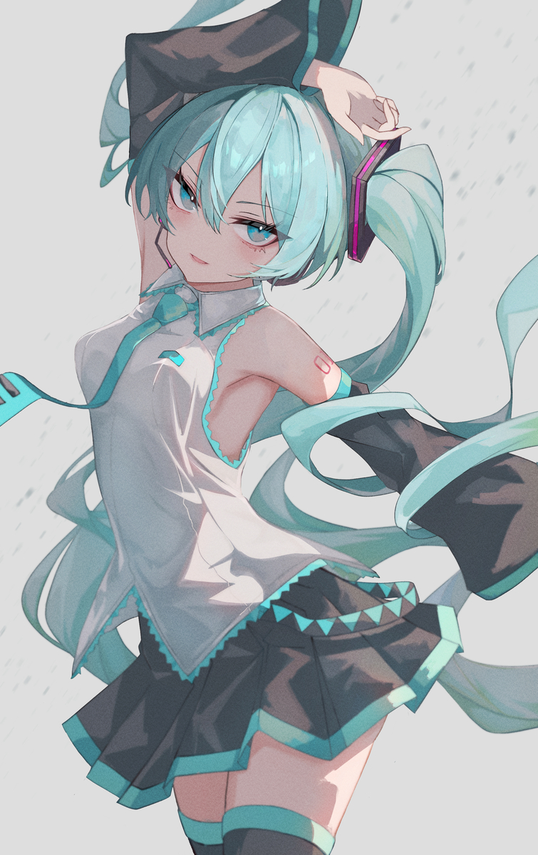 This is a pixiv picture whose title is ミクさん.
