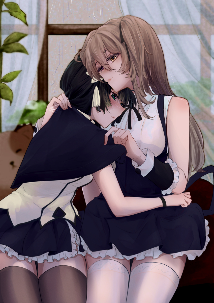 This is a pixiv picture whose title is まったり雨の日.