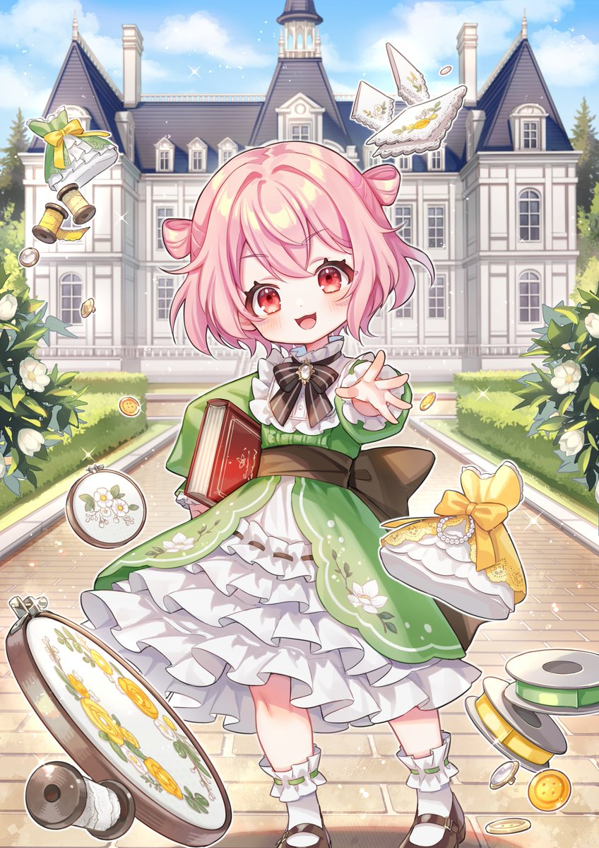 This is a pixiv picture whose title is 『転生アラサー女子の異世改活』.