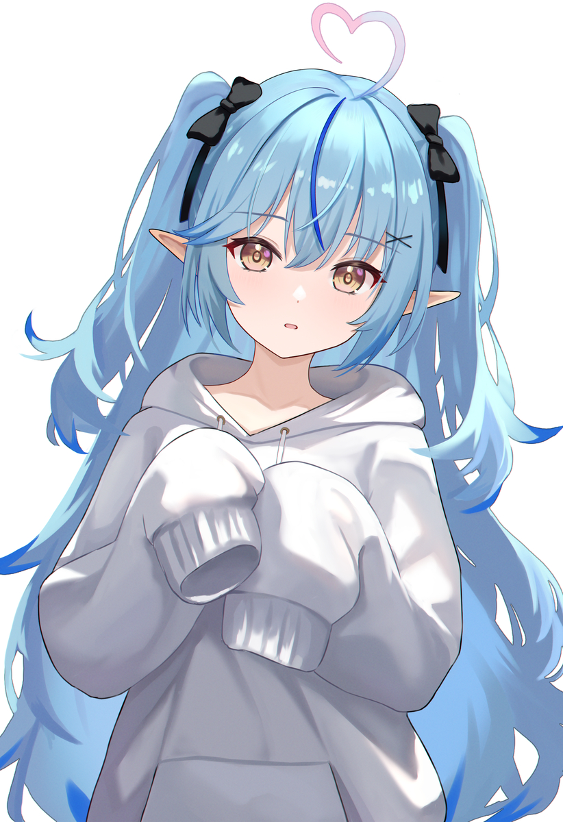 This is a pixiv picture whose title is 雪花ラミィ.