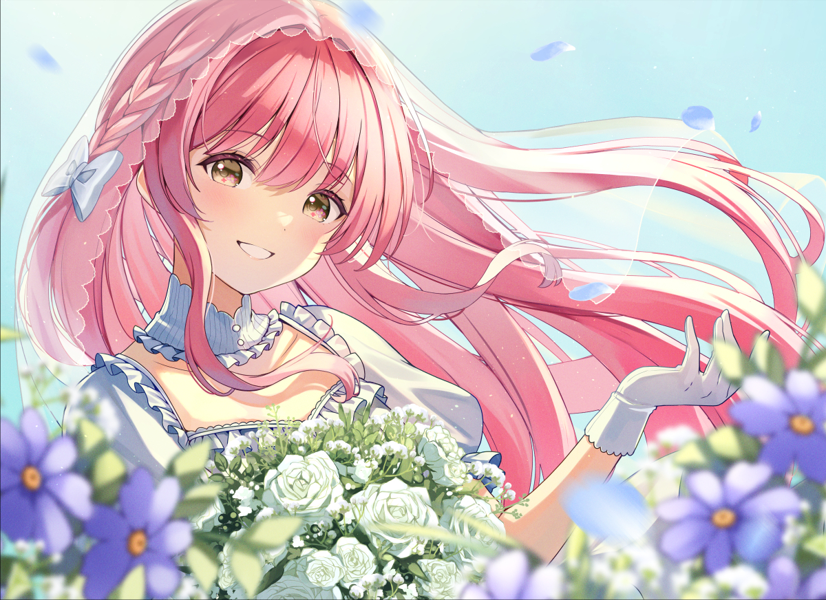 This is a pixiv picture whose title is カスミソウ.