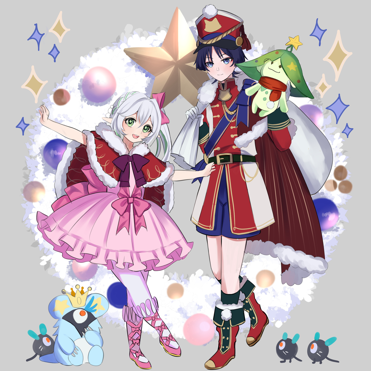 This is a pixiv picture whose title is 放浪者とナヒーダ詰め 10.