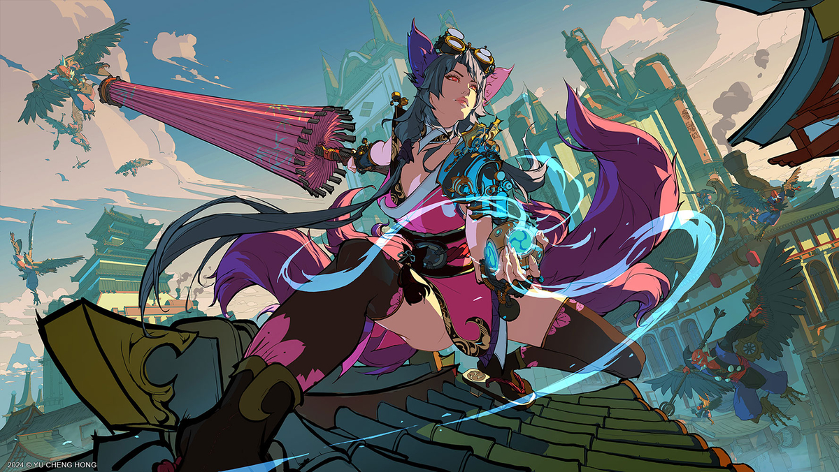 This is a pixiv picture whose title is Tamamo no mae.