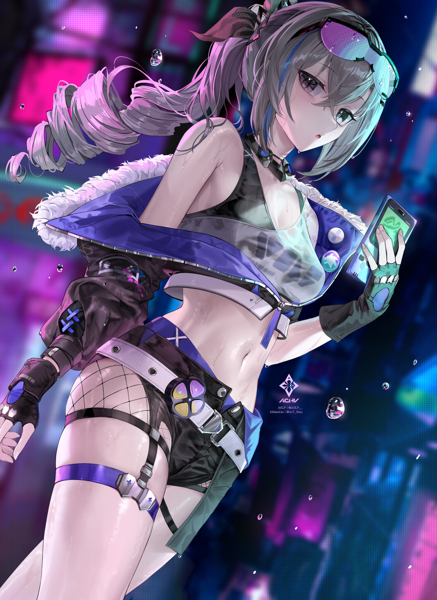 This is a pixiv picture whose title is 🌃.