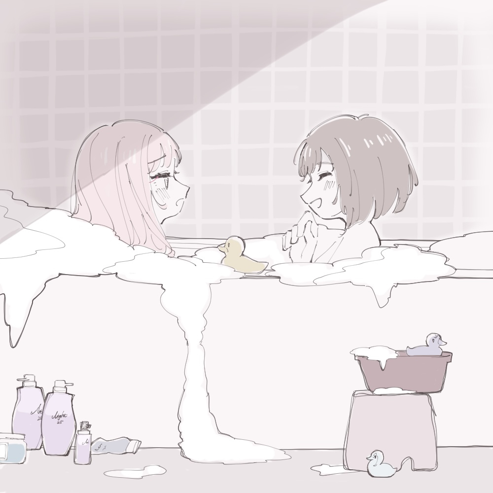 This is a pixiv picture whose title is みずえなお風呂.