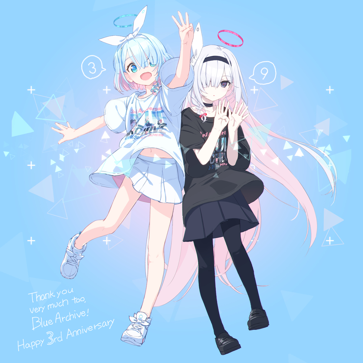 This is a pixiv picture whose title is ブルアカふぇす！.