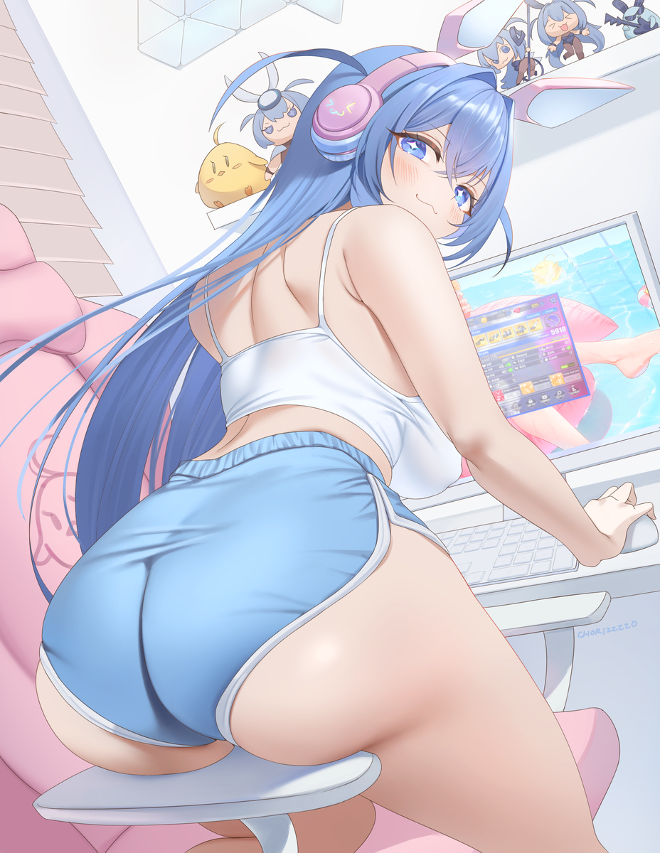This is a pixiv picture whose title is ストリーマー.