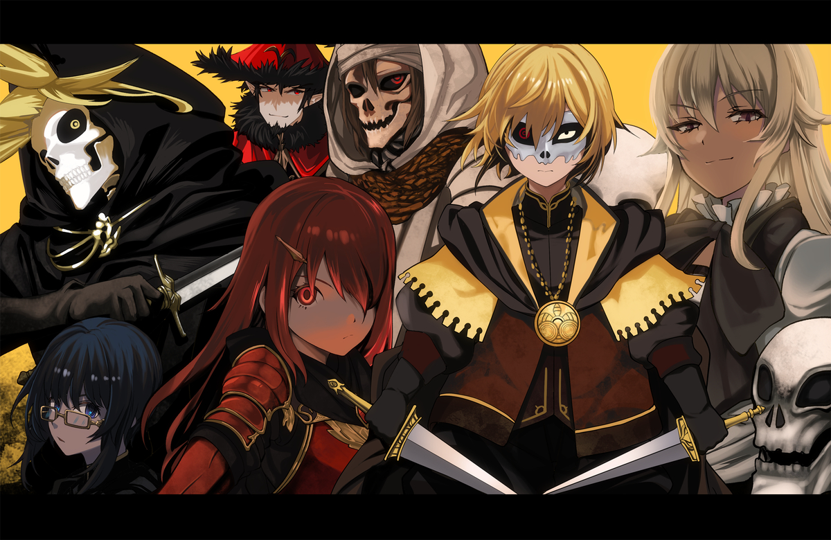 This is a pixiv picture whose title is 復讐者の勢力「エンバーランド」.