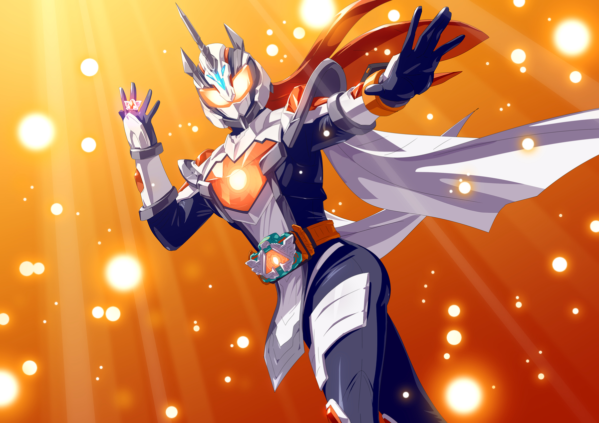 This is a pixiv picture whose title is 仮面ライダー マジェード.