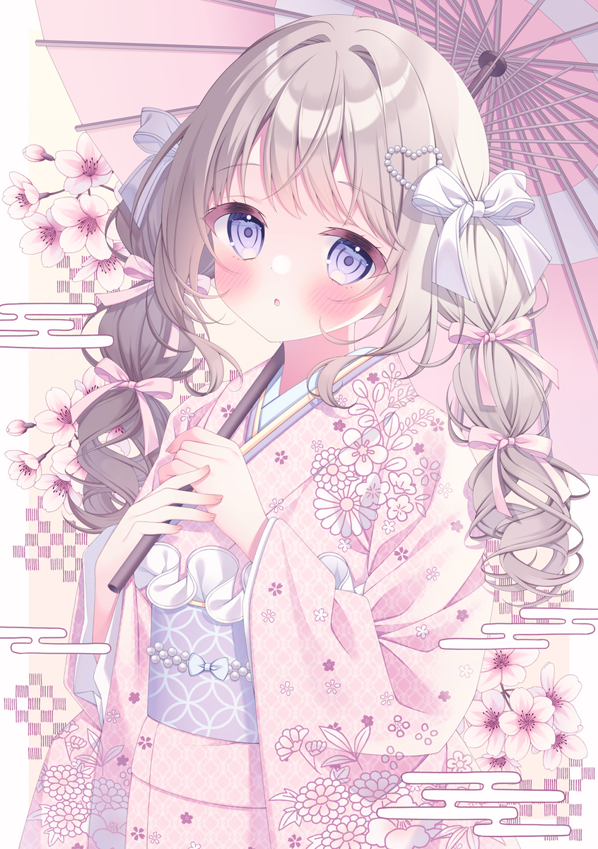 This is a pixiv picture whose title is 🌸.