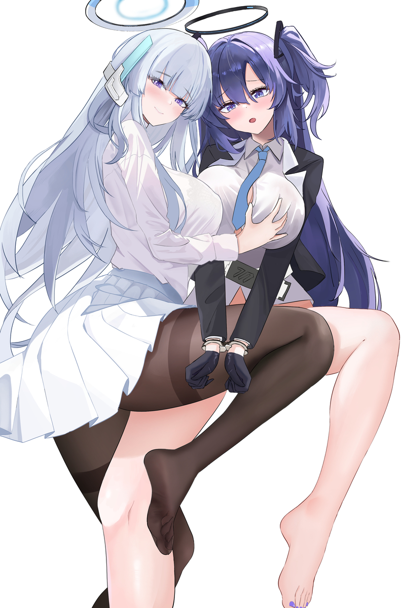This is a pixiv picture whose title is 早瀬ユウカ&生塩ノア.