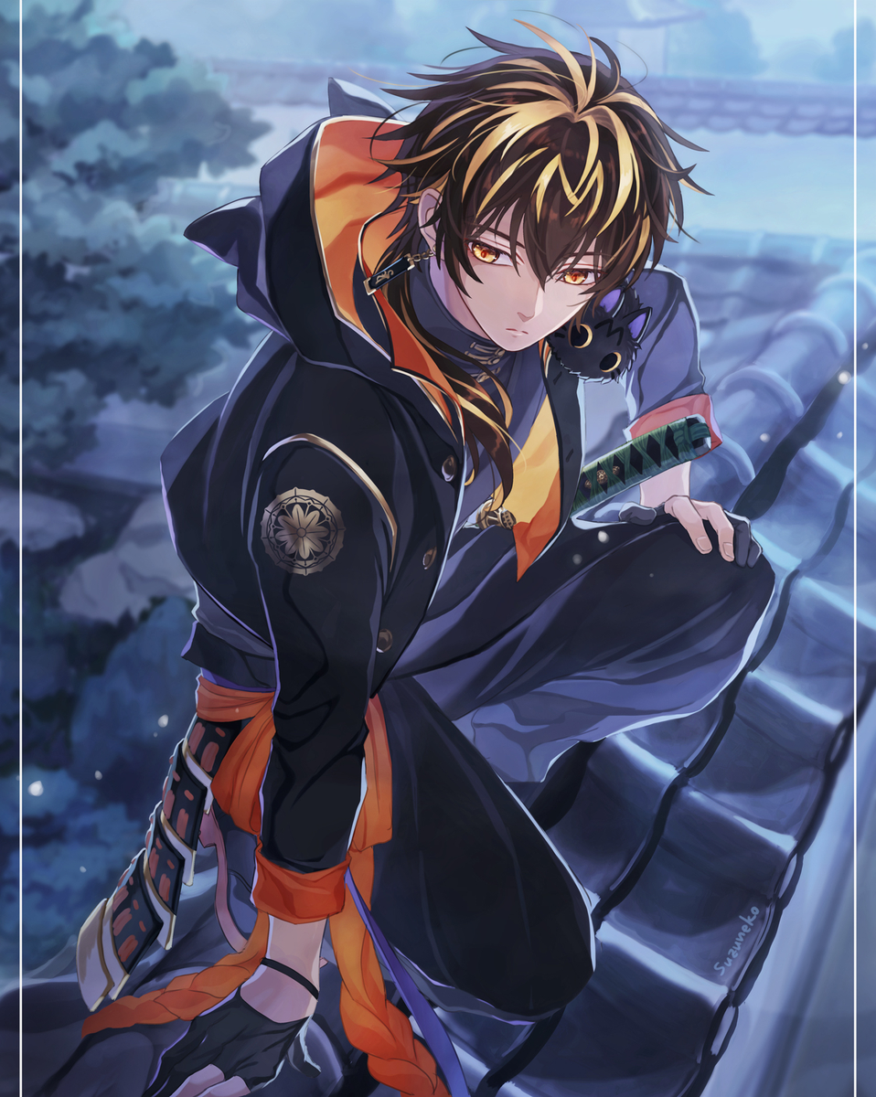 This is a pixiv picture whose title is 火車切.