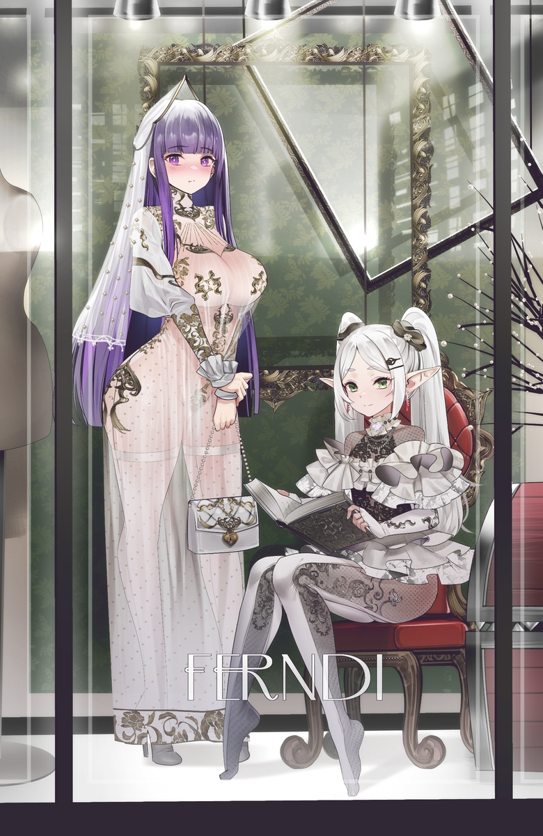 This is a pixiv picture whose title is 『window dressing』FERNDI.