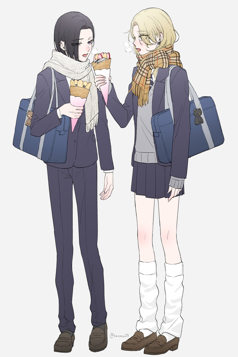 This is a pixiv picture whose title is 放課後デート.