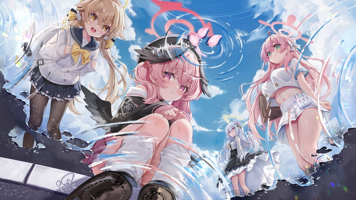 This is a pixiv picture whose title is 補習部.