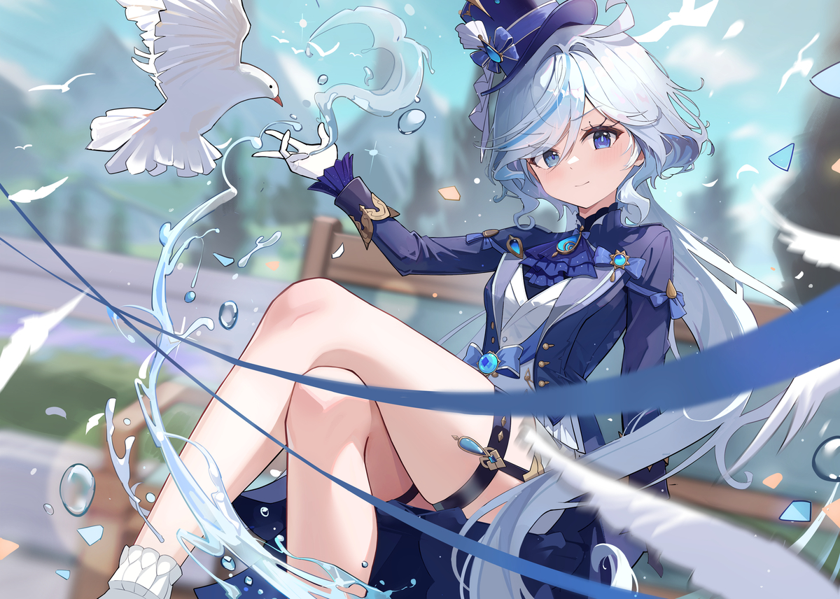 This is a pixiv picture whose title is 芙芙.