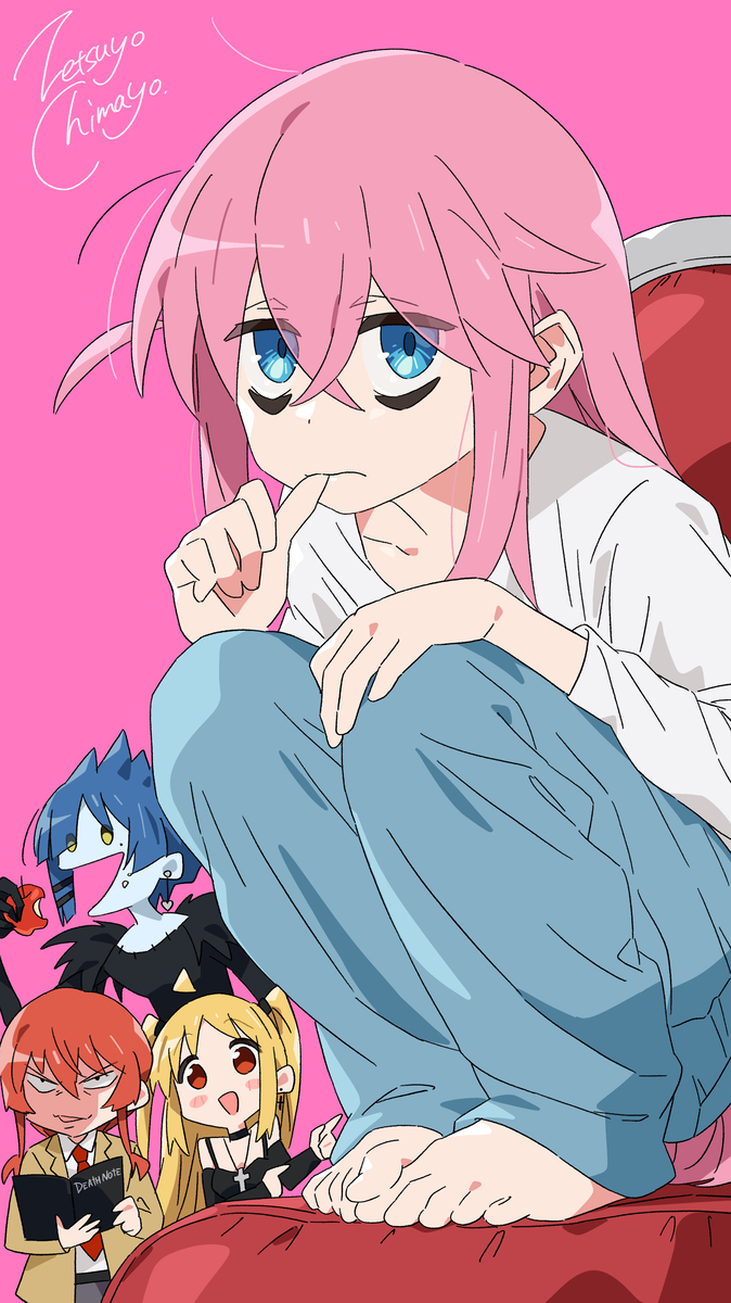 This is a pixiv picture whose title is ぼっちちゃん.