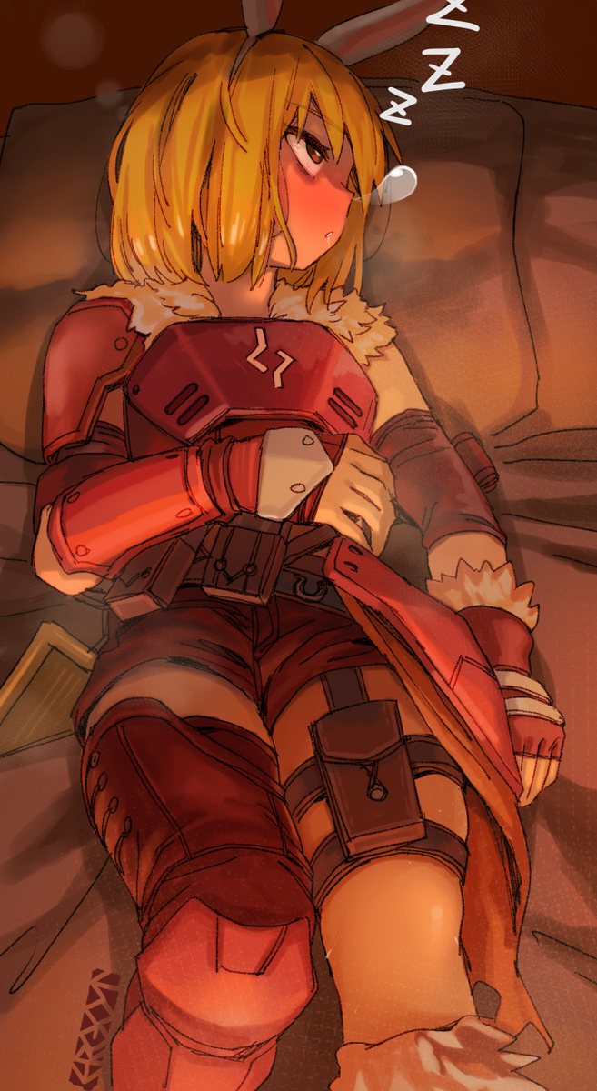 This is a pixiv picture whose title is sleeping Pal.