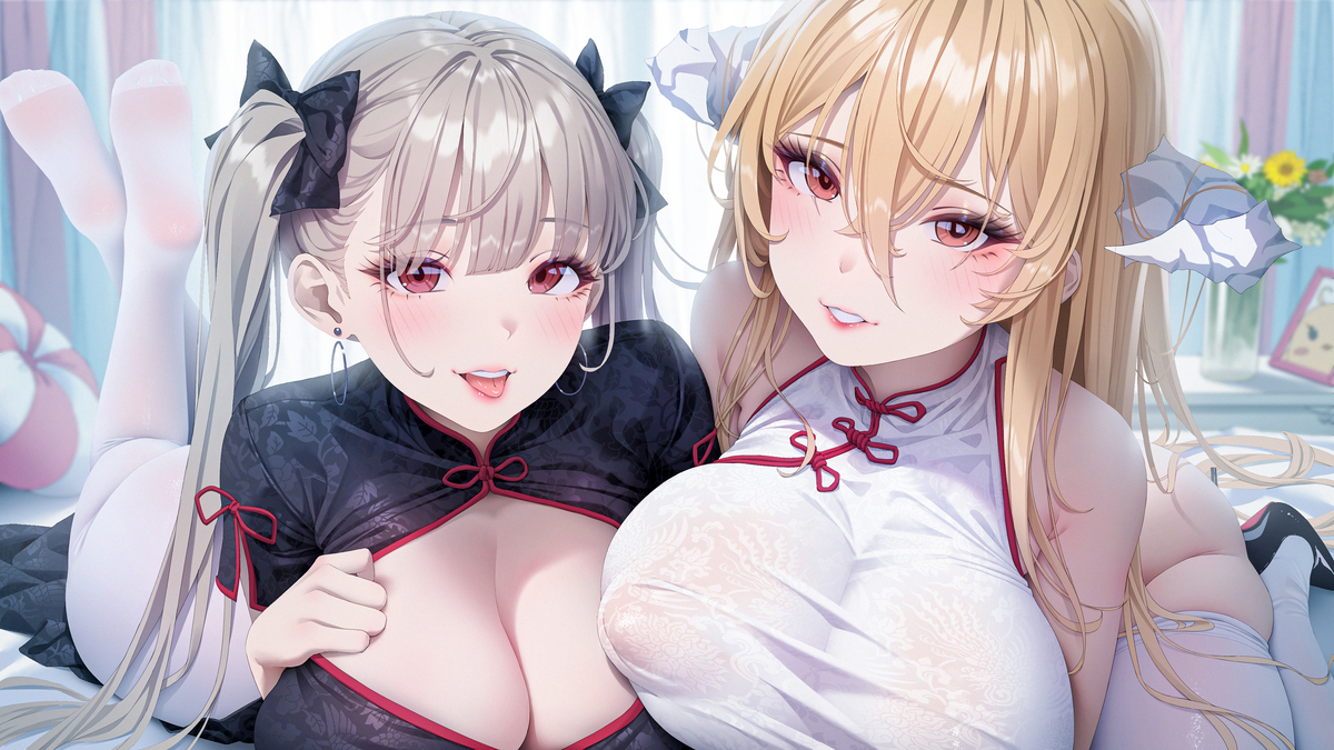 This is a pixiv picture whose title is 二人.