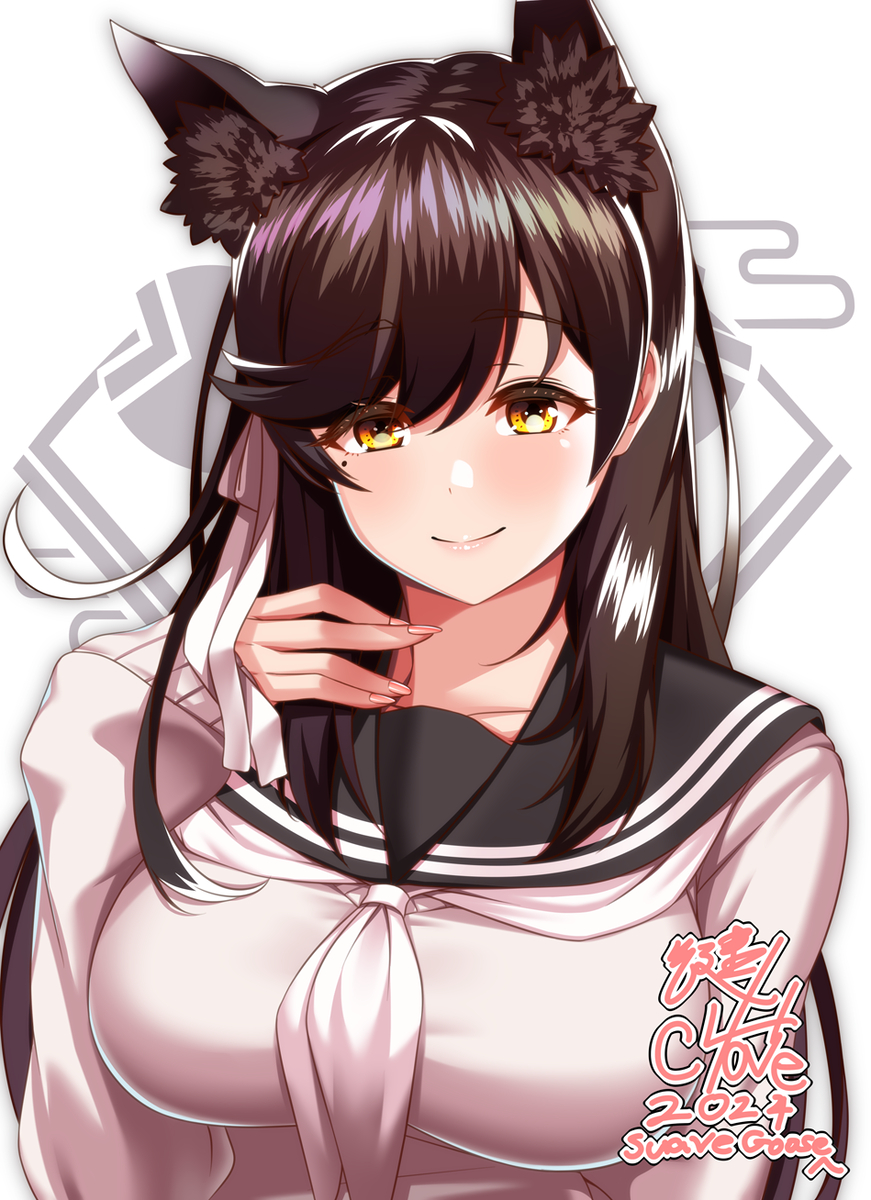 This is a pixiv picture whose title is [Skeb] アズールレーン 愛宕.