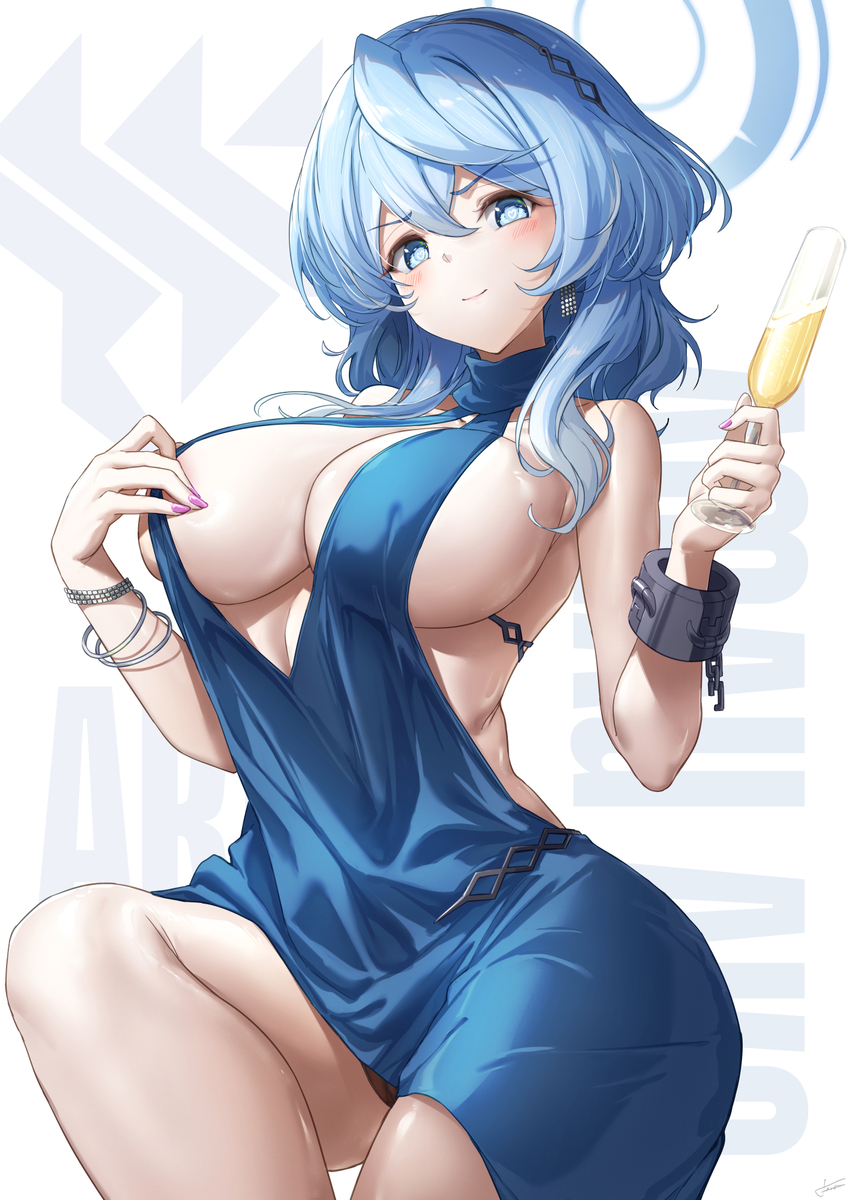 This is a pixiv picture whose title is 「~アコ（ドレス）~」.