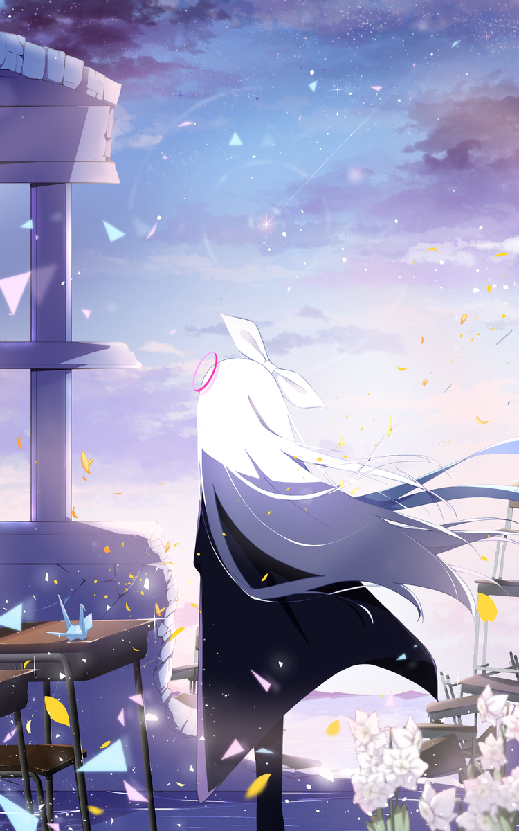 This is a pixiv picture whose title is 追想.