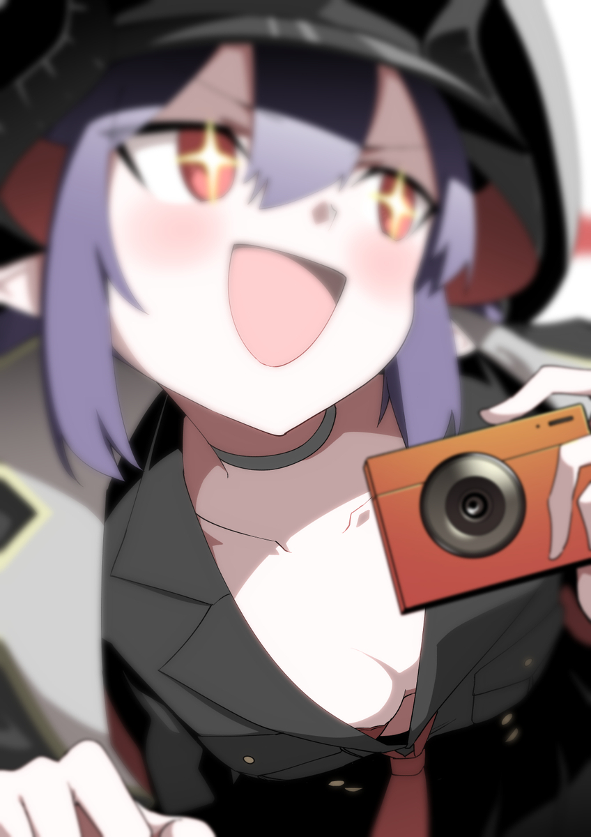 This is a pixiv picture whose title is 深淵を覗くとき云々.