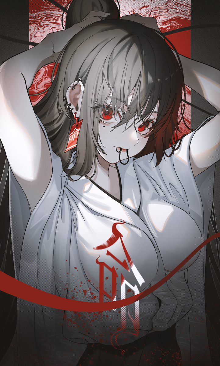 This is a pixiv picture whose title is 命.